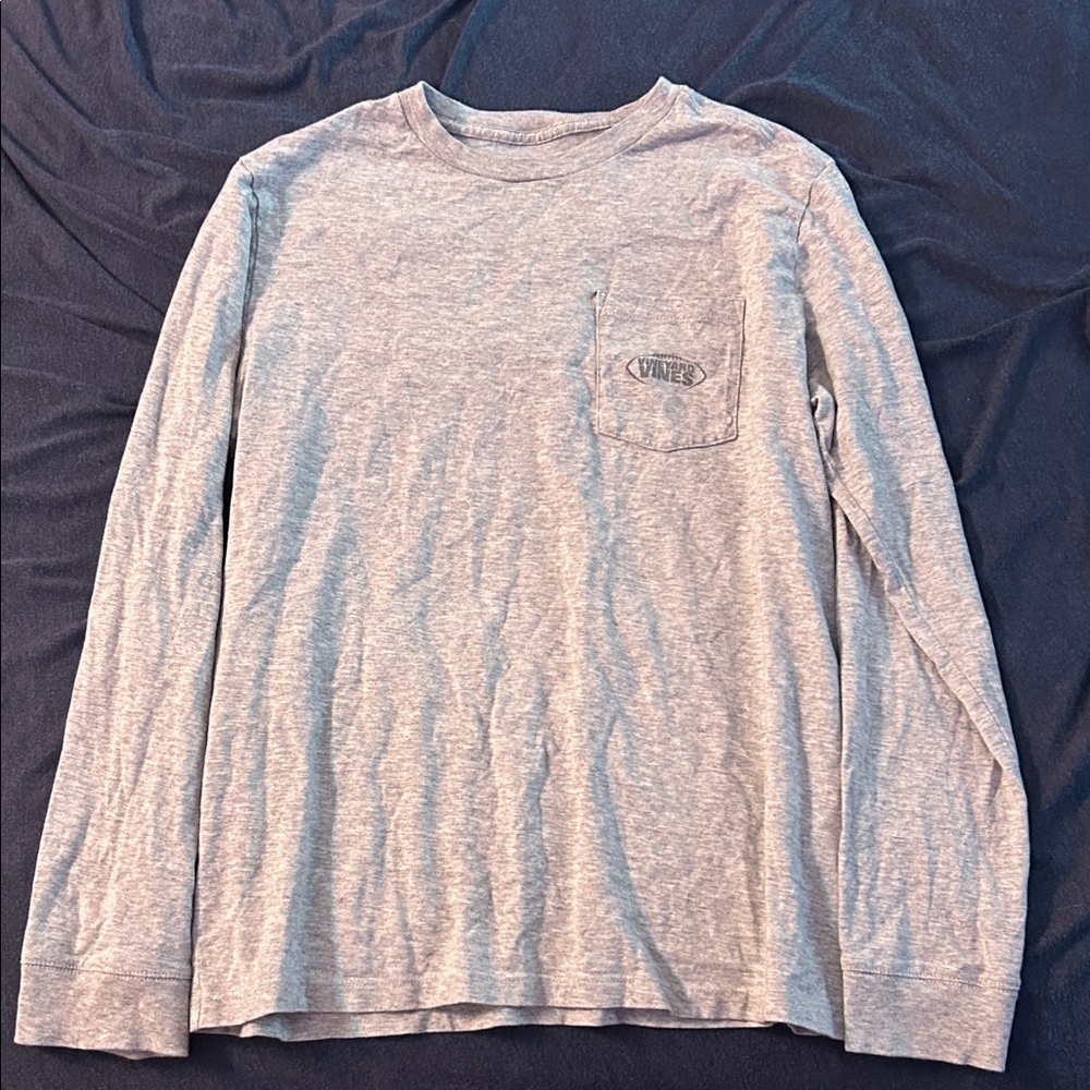 Boys Gray Vineyard Vines Football shirt